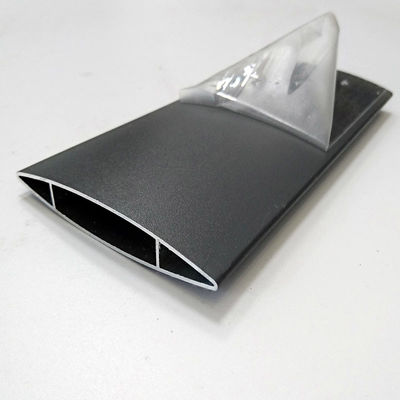 6M Çadır Tüpü Eloksallı Gümüş Siyah Alüminyum Ekstrüzyon Profilleri