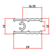 Toz Boya Değirmeni Kaplama 6063 T5 T6 Alüminyum Profil Bölümü