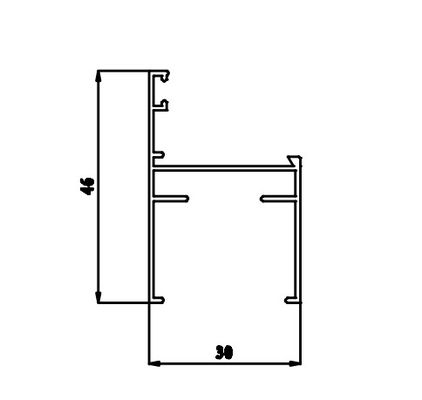 CNC İşleme Yüksek Güvenlikli Alüminyum Alaşımlı Kapı ve Pencere