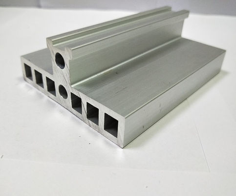 Mill Finish Eloksallı Gümüş CNC İşleme Ekstrüde Alüminyum Profiller